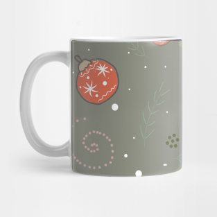 Winter Ornament Pattern Mug